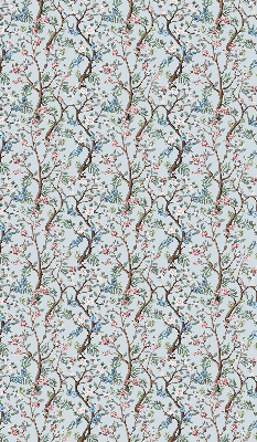 Modern roller blind Flower vines on a light background