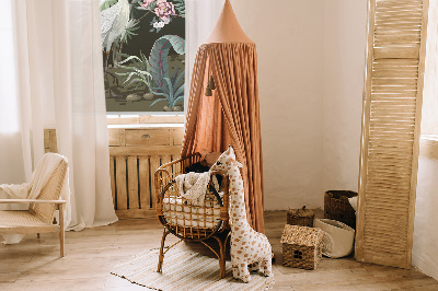 Fabric roller blind Birds by the tree