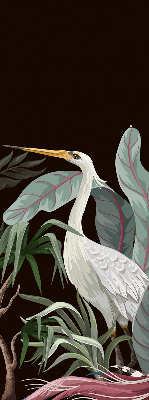 Modern roller blind Birds in the leaves