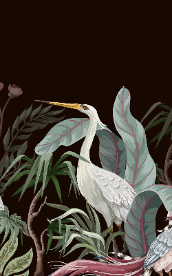 Modern roller blind Birds in the leaves