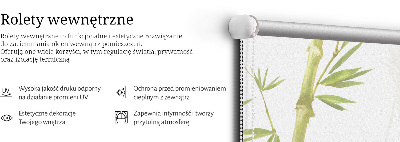 Fabric roller blind Bamboo