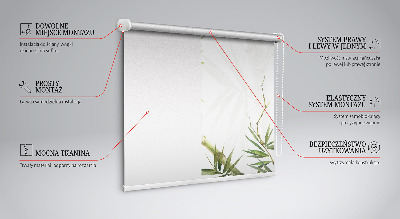 Fabric roller blind Bamboo