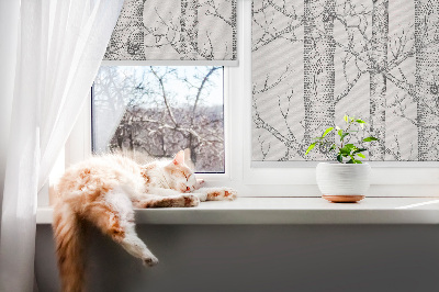 Roller blind for large window Trunks