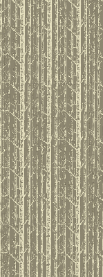 Roller blind for large window Tree trunks
