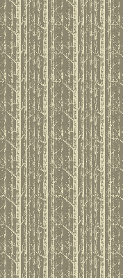 Roller blind for large window Tree trunks