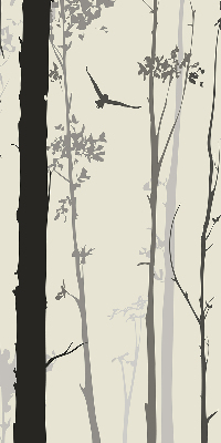 Fabric roller blind Trees
