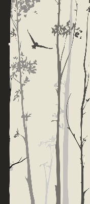 Fabric roller blind Trees