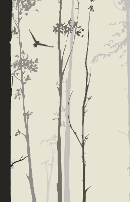 Fabric roller blind Trees