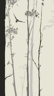 Fabric roller blind Trees