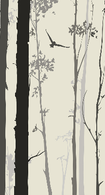 Fabric roller blind Trees