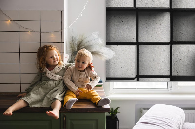 Modern roller blind Stone cubes