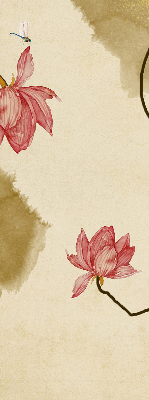 Modern roller blind Flowers