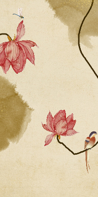 Modern roller blind Flowers