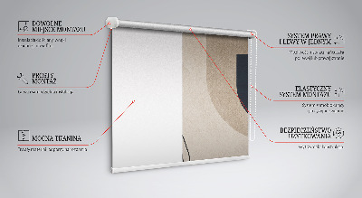 Modern roller blind Abstraction