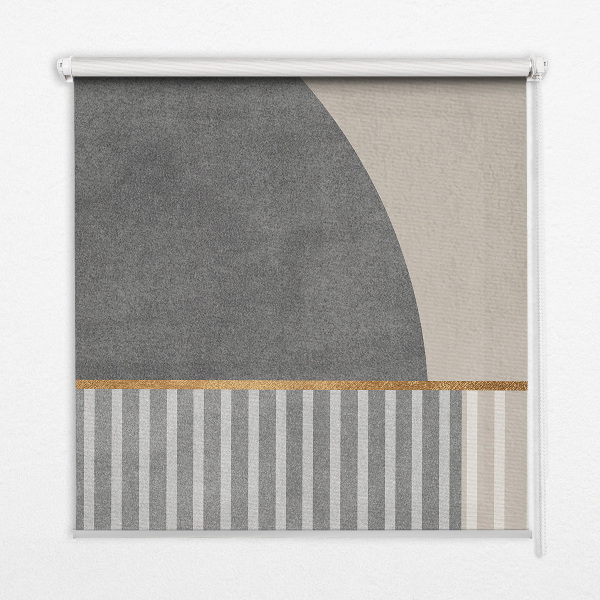 Roller blind for large window Random figures