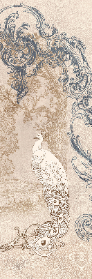 Modern roller blind Vintage birds