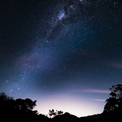 Fabric roller blind Starry sky