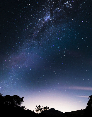 Fabric roller blind Starry sky