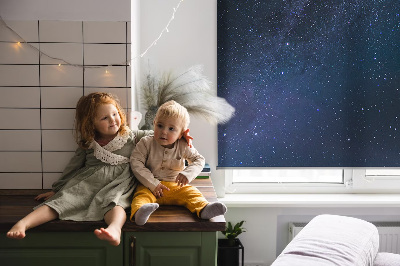 Fabric roller blind Starry sky