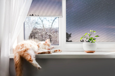 Fabric roller blind Starry sky