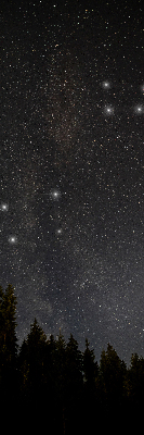 Modern roller blind Stars in the sky