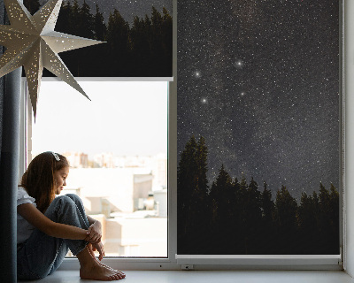 Modern roller blind Stars in the sky