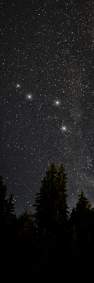 Modern roller blind Stars in the sky