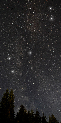 Modern roller blind Stars in the sky