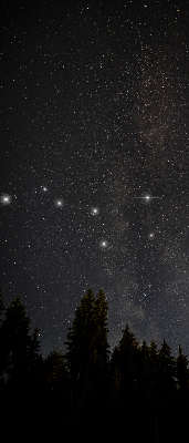Modern roller blind Stars in the sky