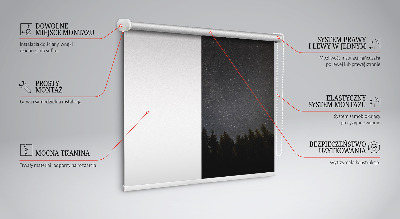 Modern roller blind Stars in the sky