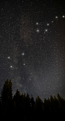 Modern roller blind Stars in the sky
