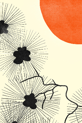 Roller blind for large window Dandelions
