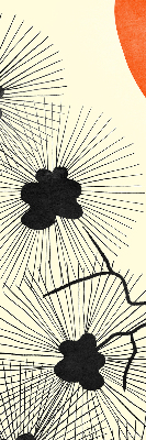 Roller blind for large window Dandelions