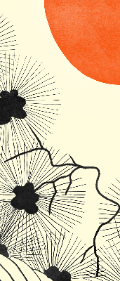 Roller blind for large window Dandelions