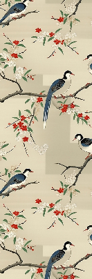 Fabric roller blind Birds on a tree