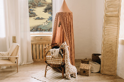 Roller blind for large window Mountains