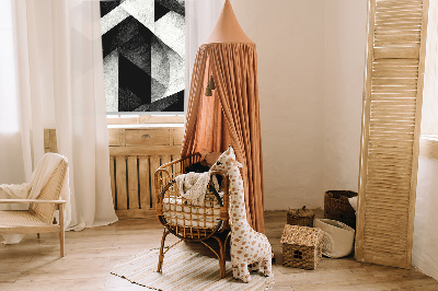 Fabric roller blind Triangles in abstraction