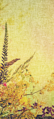 Roller blind for large window Plants