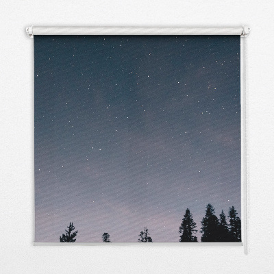 Roller blind for large window Starry sky