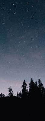 Roller blind for large window Starry sky
