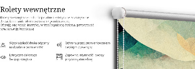 Fabric roller blind Abstract hills