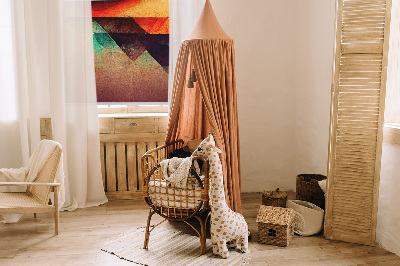 Modern roller blind Abstract mountains