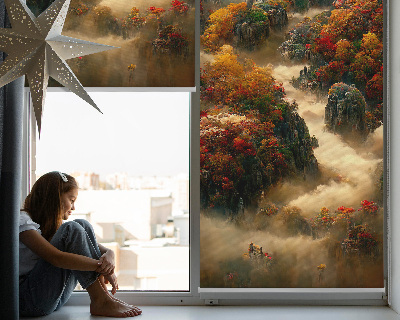 Roller blind for large window View from the top