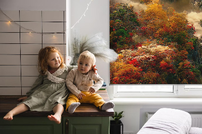 Roller blind for large window View from the top