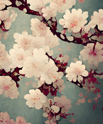 Fabric roller blind Cherry blossom