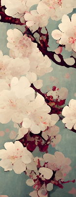 Fabric roller blind Cherry blossom