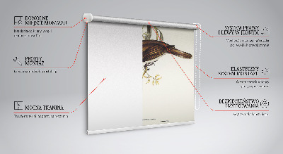 Modern roller blind Birds on a tree