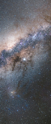 Fabric roller blind Milky Way