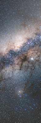 Fabric roller blind Milky Way