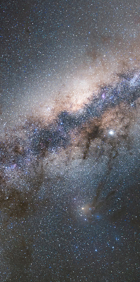 Fabric roller blind Milky Way